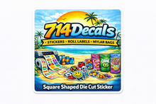 Load image into Gallery viewer, Square Shaped Die Cut Sticker
